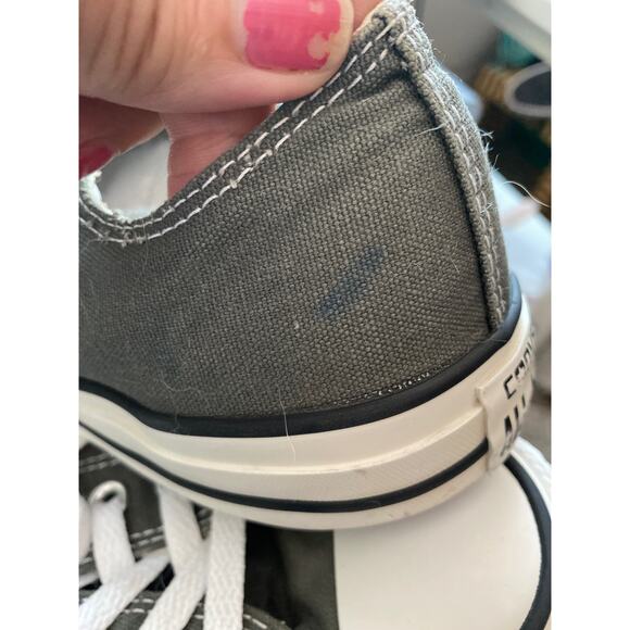 Converse Sneaker Gray Low Top Men Size 10.5 Women Size 12.5 - Picture 6 of 6
